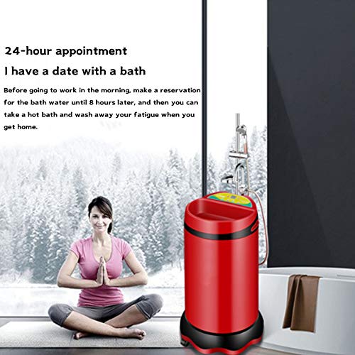 Home Small Smart Shower Stainless Steel Liner 24-Hour Appointment Function Smart Control Panel 360° Universal Wheel for Home and Outdoor Use miniatura 3