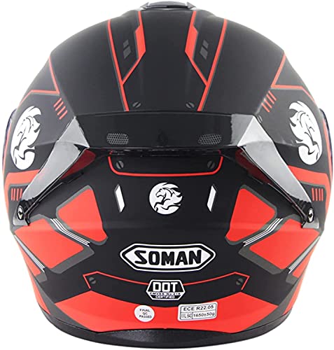 Casque moto intégral modulable avec Bluetooth intégré double visière taille L - 3