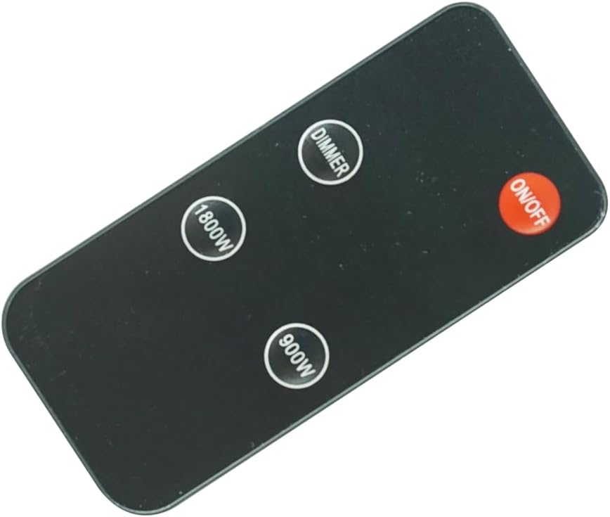 Generic Replacement Remote Control Compatible for Northwest Hampton Bay MTVS2500SE MFB25WS-2 80-WSG02 Electric Fireplace Infrared Quartz Space Heater