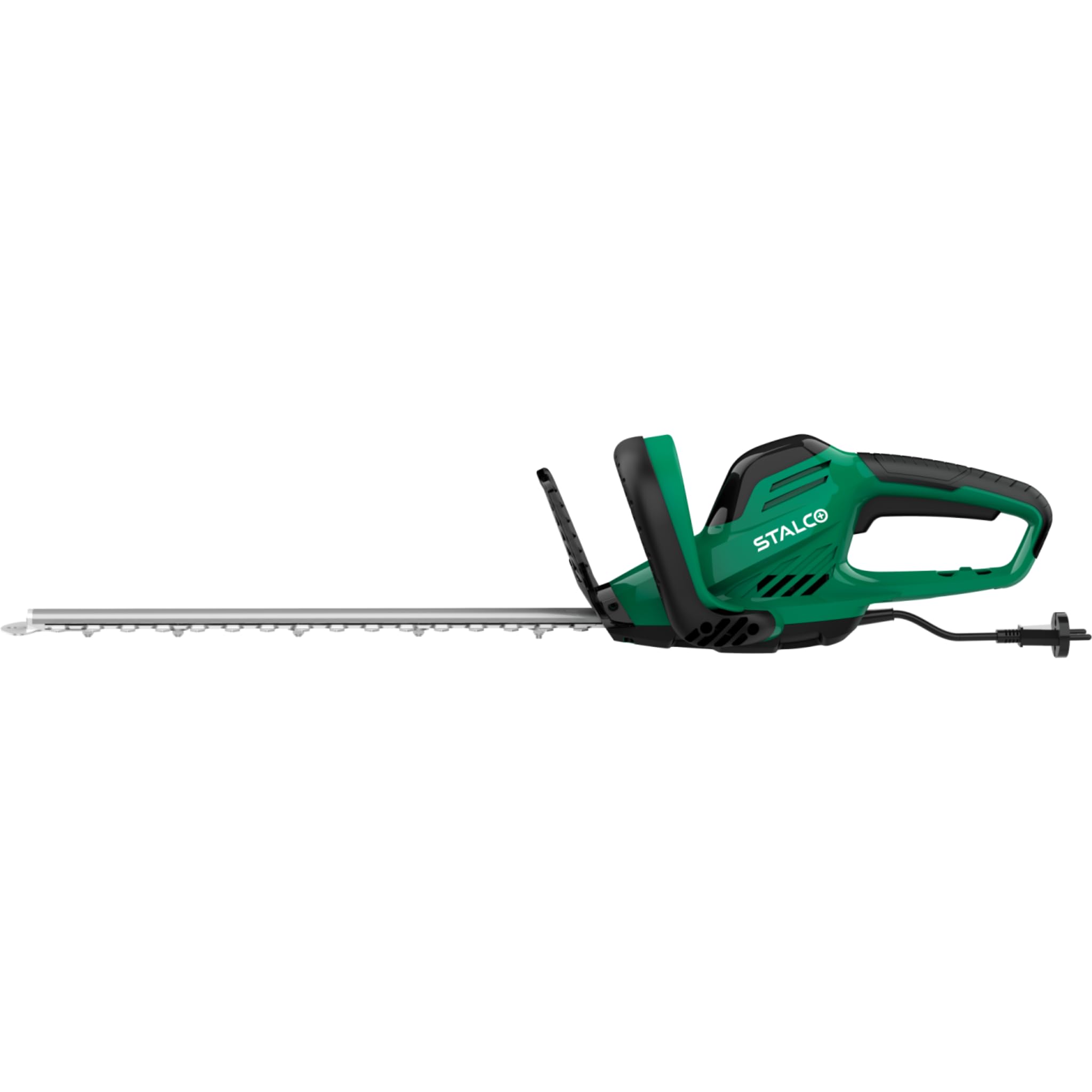Stalco HTS40 elektryczne nożyce do żywopłotu, 450 W – miecz 450 mm, 1750 SPM, grubość cięcia 16 mm, nóż cięty laserowo, lekkie 2,5 kg, ergonomiczne i bezpieczne