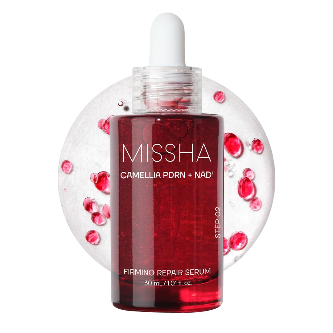 MISSHA PDRN NAD+ Firming Repair Serum, Korean Face Serum, 1.01 fl oz