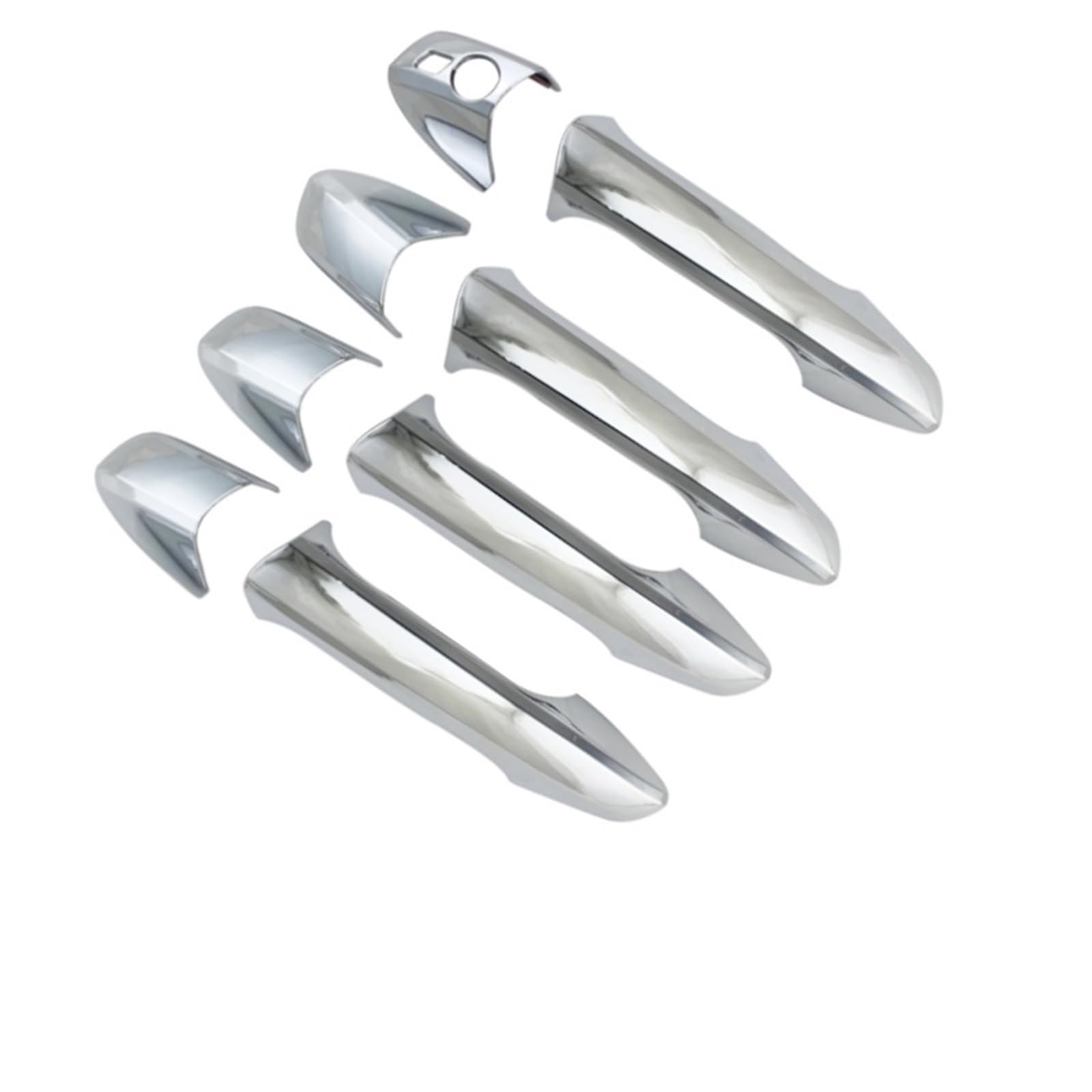 Zhauyorv Silver Door Handle Covers Compatible With Mercedes-Benz Cla-Class W117
