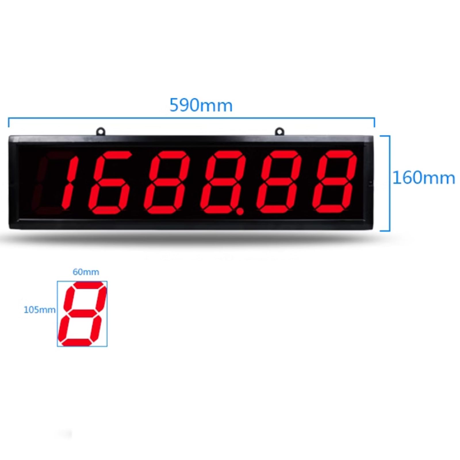 Compteur Numérique LED, Compteur À 6 Chiffres Jusqu'à 999999, Distance De Détection Infrarouge Jusqu'à 10 M, avec Télécommande, pour Usines, Ateliers, Ligne De Production