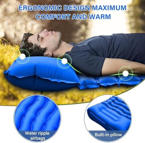 Ultralight Camping Sleeping Pad with Pillow - OREI
