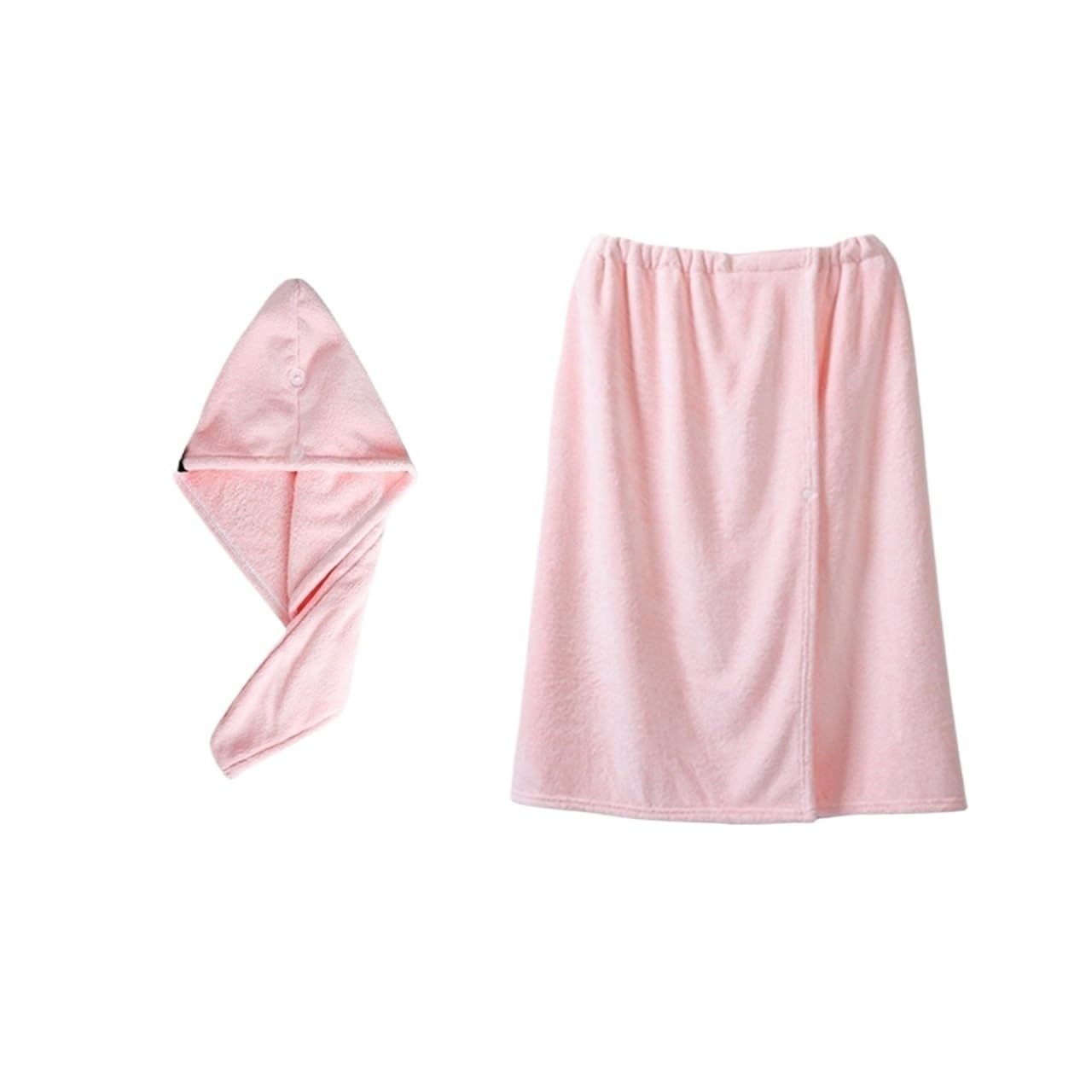 VIDI Household Towel Two-piece Hair Drying Cap Quick-drying Bath Non-shedding Shower Skirt