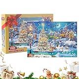 Puzzle 'Advent – Spielzeugkalender mit 1008 Teilen, 24 Tage Adventskalender 'Puzzle' – für Winterfeste, Geburtstagsfeiern, Geschenke für Kinder