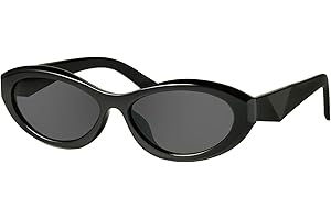 Oval Cat Eye Sunglasses with Prada-Inspired Style MS52372