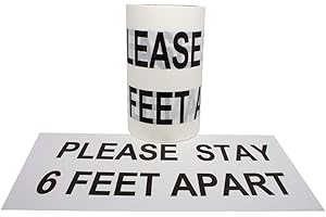 Pro 4000 Stay 6 Feet Apart Sign