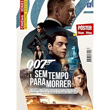 Capa do livro Superpôster Cinema e Séries - 007 Sem Tempo para Morrer