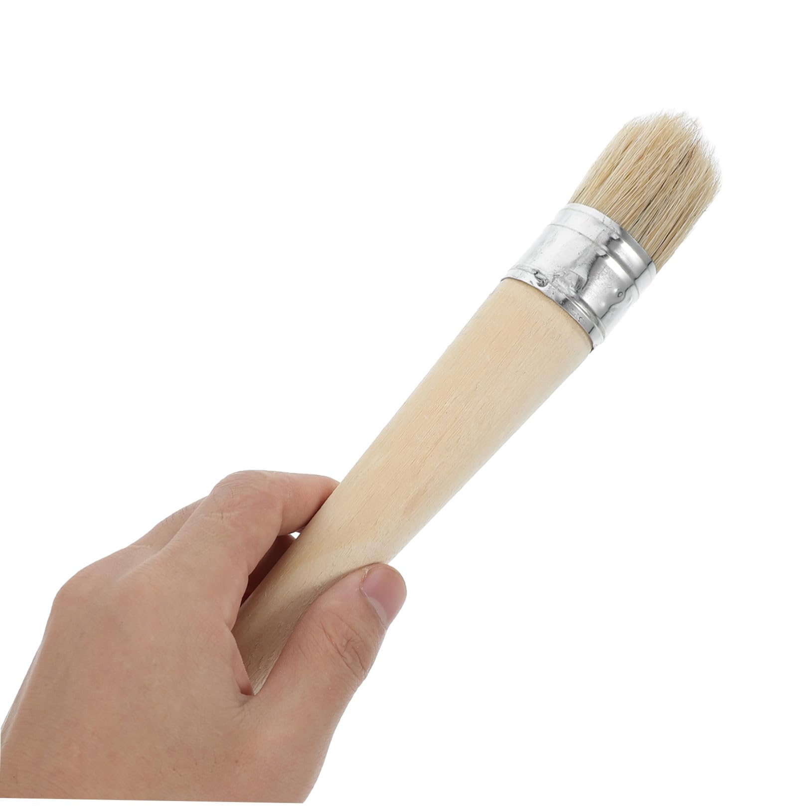 Pinceau Décoratif à Tête Ronde, Manche Long, Lot de 5, pour Meubles