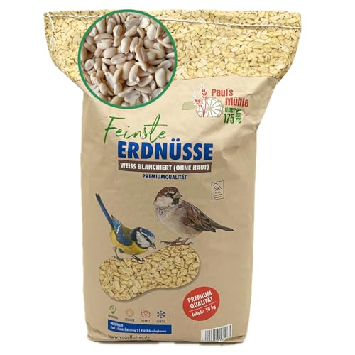 Paul´s Mühle Erdnüsse Weiss, Erdnusskerne blanchiert ohne Haut, 10 kg Paul´s Mühle Erdnüsse Weiss, Erdnusskerne blanchiert ohne Haut, 10 kg