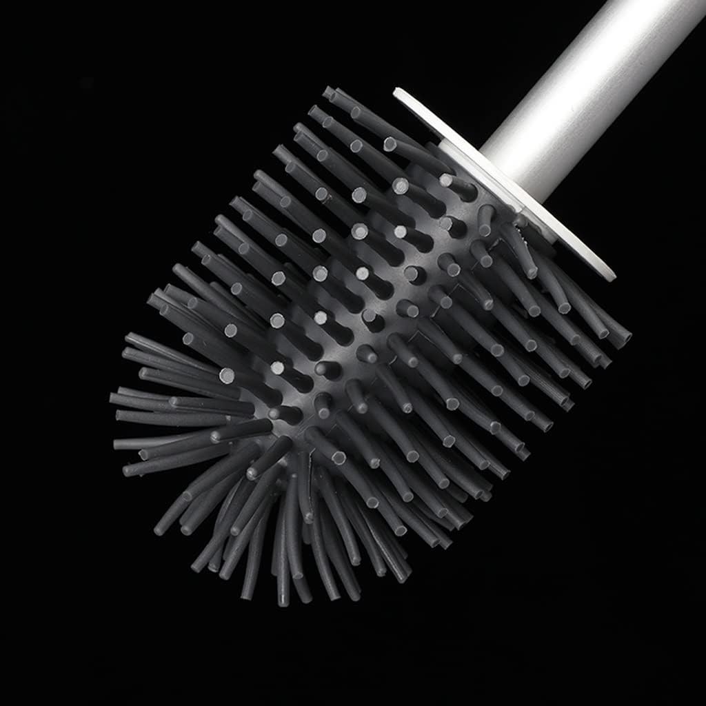 Toilet Brush Holder Toilet Brush Holder Household Toilet Cleaning Brush Bathroom Long Handle Soft Bristled Toilet Bowl Brush 360° No Dead Angle Cleaning Brushs Set Toilet Brush Holders