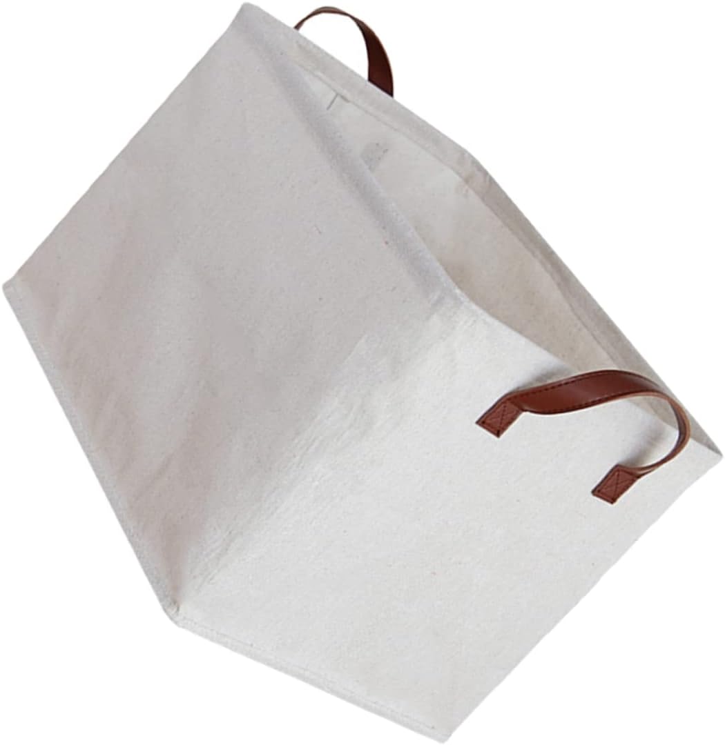 Fabric Storage Box Organizer Small Cloth Household Bin