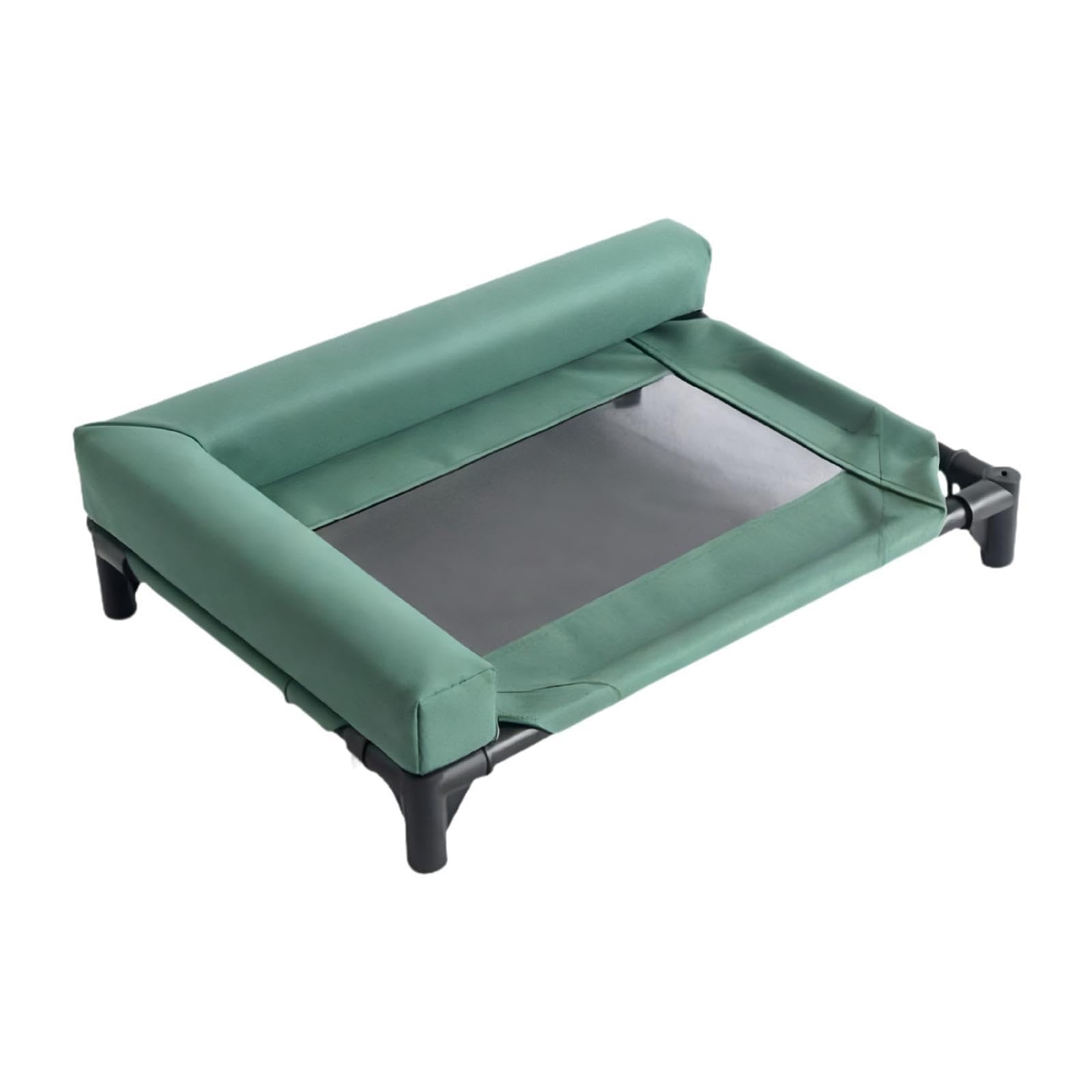 Colcolo Cuccia Rialzata per Cani, Traspirante, Materassino Lavabile, Robusta Cuccia Rialzata per Animali Domestici, Cuccia per Gatti, Cuccioli, Cani di Piccol, Verde