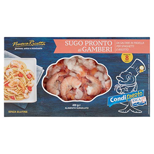 Esca Condipresto Sugo Pronto Ai Gamberi, 400g (Surgelato)