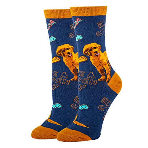 Oooh Yeah Men and Women's Novelty Crew Socks, Funny Crazy Silly Dress Cotton Socks