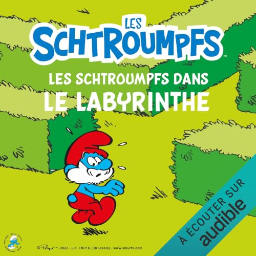 Page de couverture de Les Schtroumpfs dans le labyrinthe