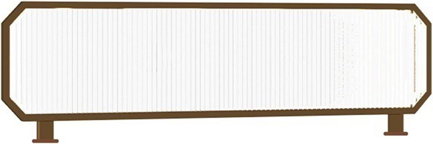 LWJSOCP Striped Restaurant Divider Set2pcs Low Fence Partition (39.3x11.8in) for Dining Areas & Raised CountertopsStylish Privacy Screens for Restaurants & Cafes