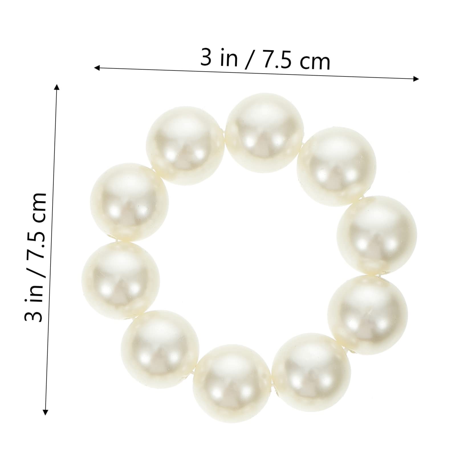 FRCOLOR 3er-set Vielseitige Haargummis Für Damen Armbänder Mädchen Elastische Pferdeschwanzhalter Harzmaterial Für Dauerhaften Gebrauch 4 Stück X 3