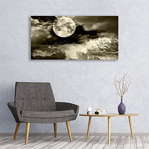 Tableau mural moderne nuit de lune pour sublimer un grand mur