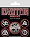 Produktbild Led Zeppelin Symbols Button Pack 15x10 cm