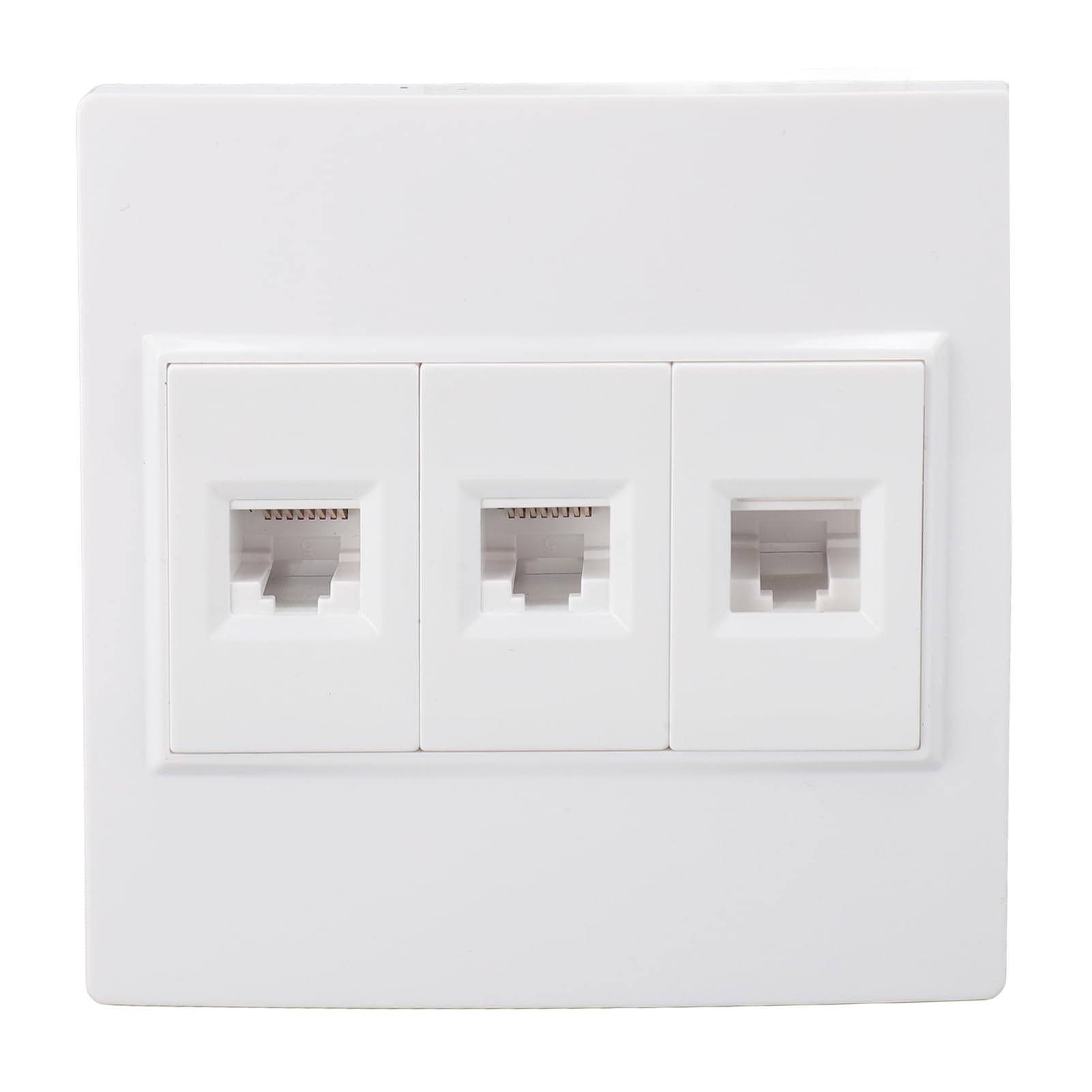 Generic Triple Cat6 RJ45 Ethernet Network Socket In White - Single - Foto 10