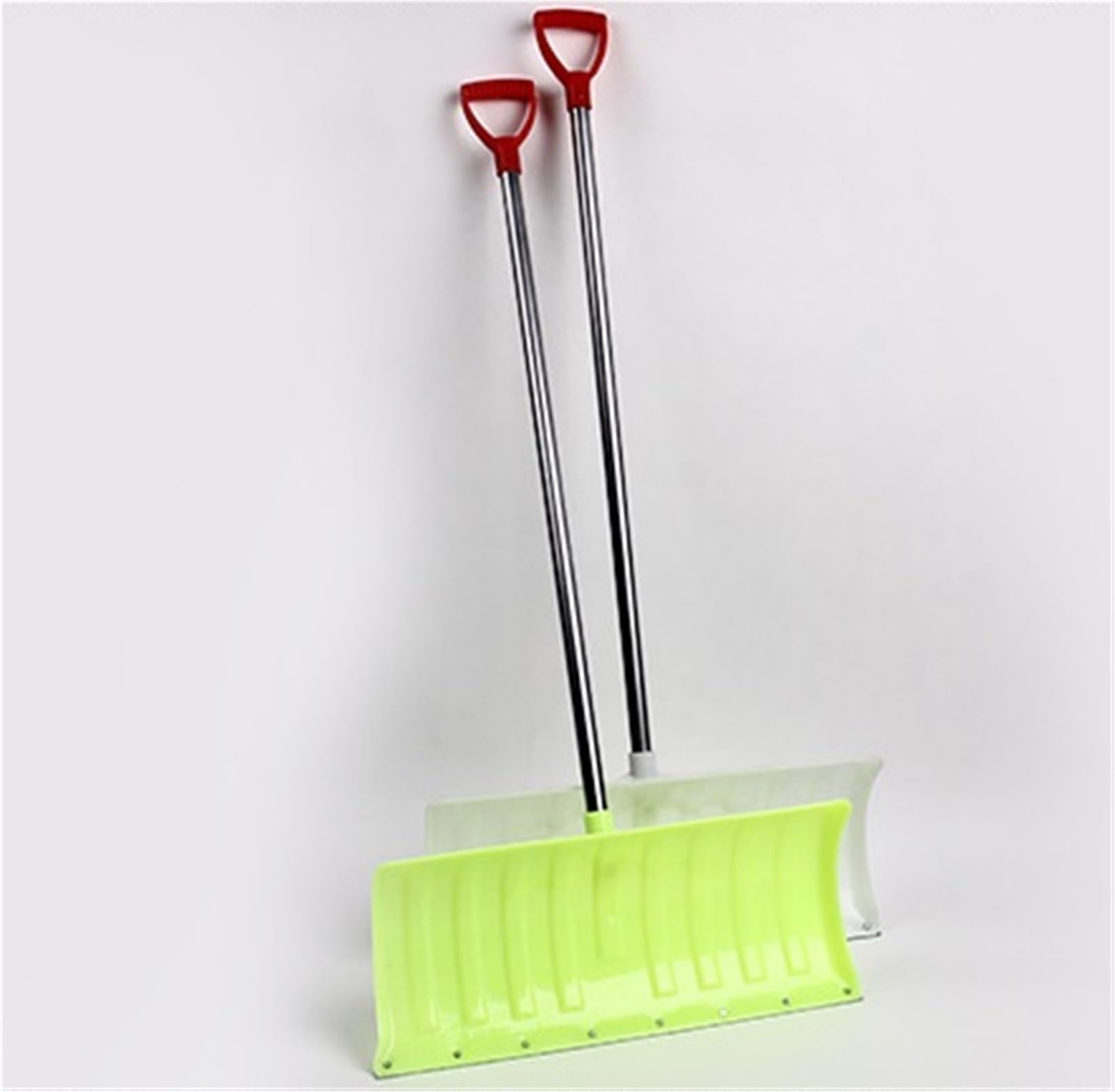 Pala De Nieve para Coche Pala Quitanieves con Mango De Acero Y Empuñadura En Forma De D For Quitar La Nieve De Entradas De Vehículos Y Aceras para Actividades Al Aire Libre(Grün)