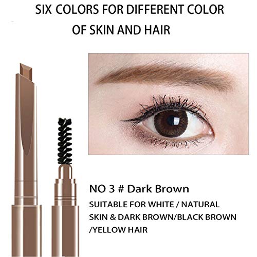 AFY Long lasting and Waterproof Professional Makeup Auto Eyebrow Pencil (No.3 Dark-brown)