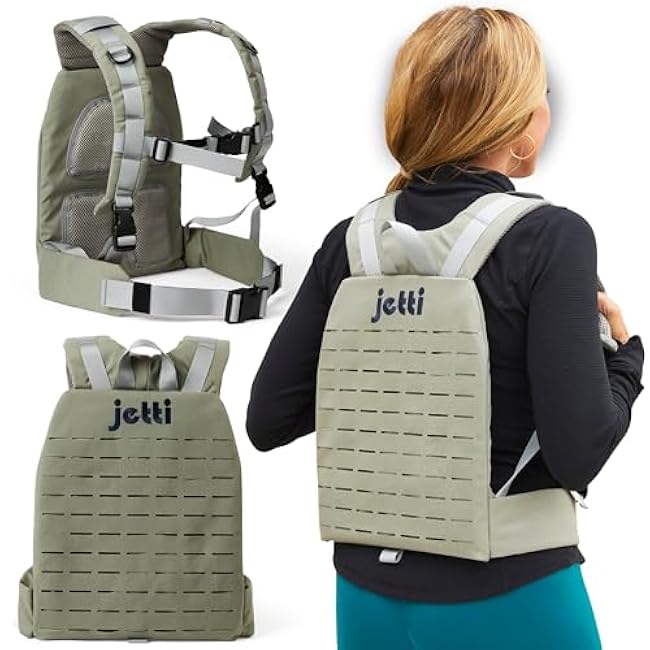 Weighted Vest for Women & Men - 7lb Adjustable Weighted Vest for Walking, Running & Workouts - Evenly Distributed Weight for Comfort & Performance, Includes Carry Pack & Starter Plate