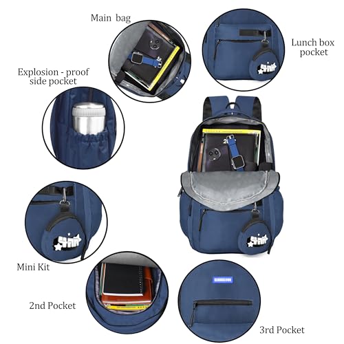 Image of OPTIMA Clouds Love School Bag|Tuition Bag|College Backpack|ForGirls&Women|Waterproof Bag
