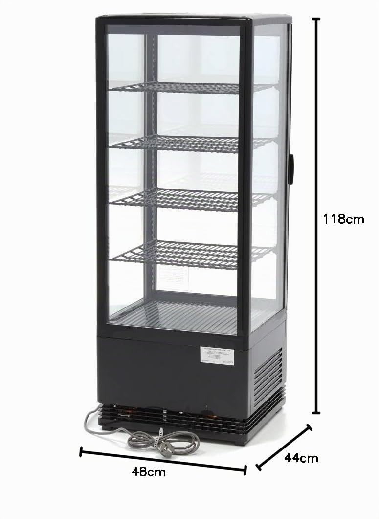 Maxima Vitrine réfrigérée - 98 L - 43 cm