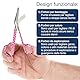 Gima - Lister-Verbandschere für Krankenpfleger, Herzen-Fantasie, aus rostfreiem Stahl, seidenglänzend und pulverbeschichtet, Länge 14 cm, zum professionellen Gebrauch