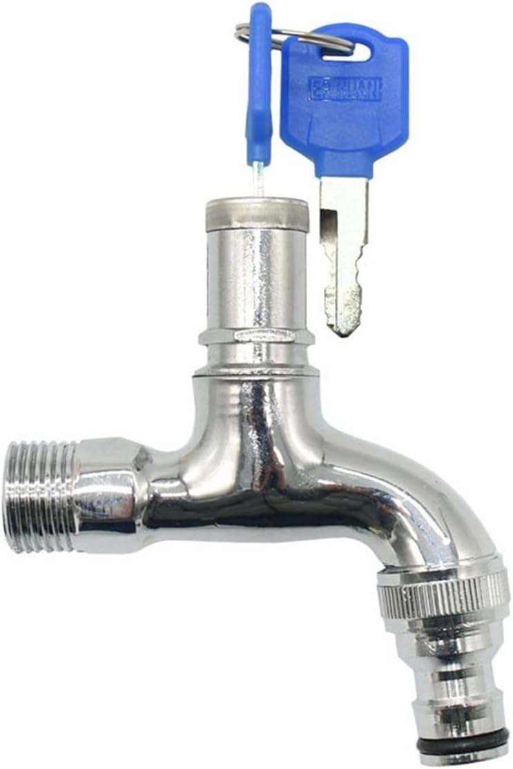 NALsa Adapter 80 Mesh Filter S60 Thread Stainless Steel Prefilter Garden Irrigation System Faucet Strainer Filtration with Keys 1Pcs (Color : B)