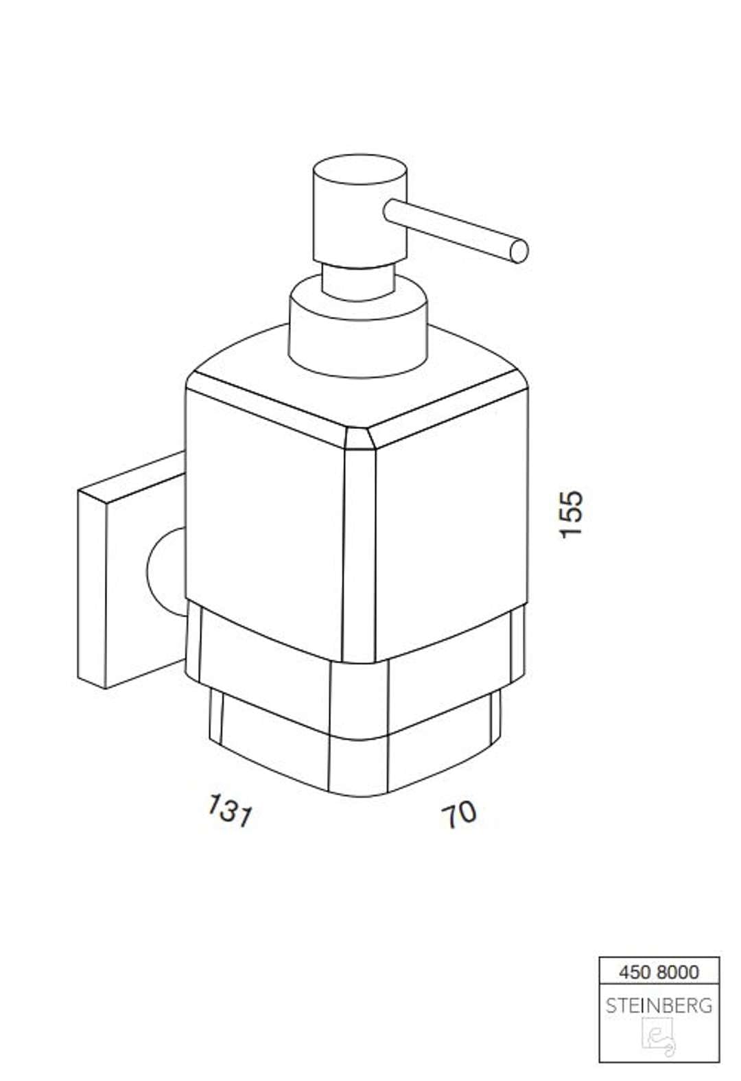 Steinberg Serie 450 Seifenspender, 4508000