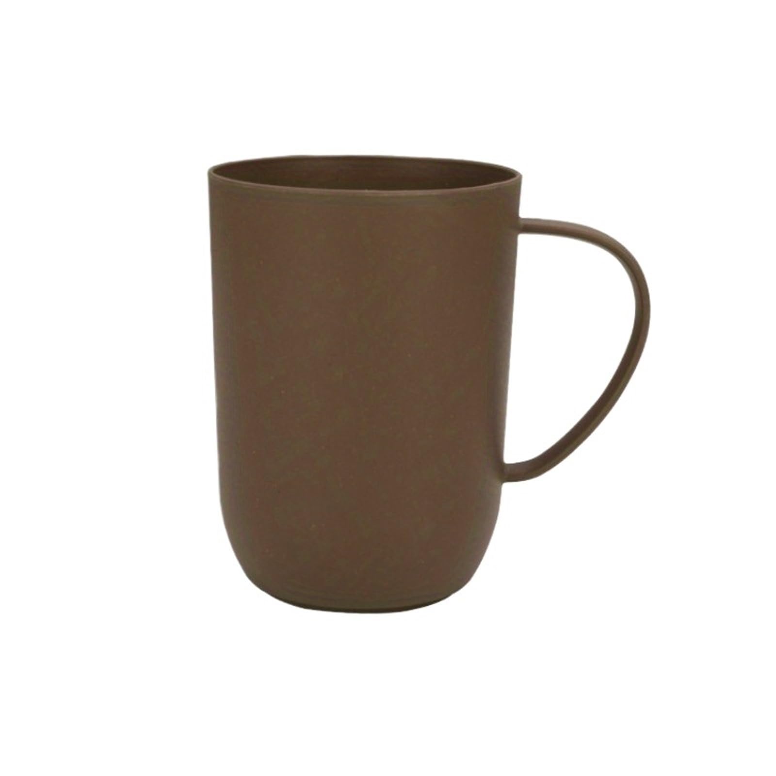 2Pcs Student Cup Brushing Teeth Mouthwash,Coffee Milk Simple Household Drinking Mug for Toothbrushes(Brown)