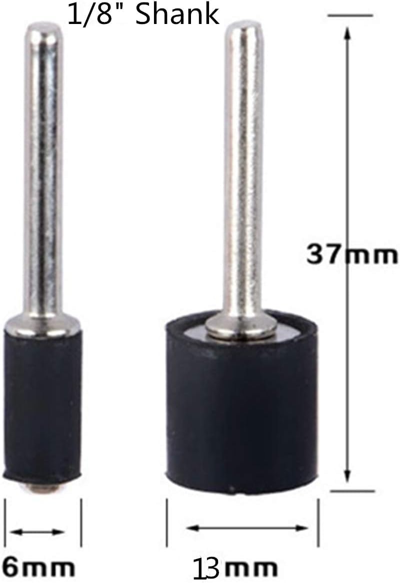 Rubber Sanding Mandrels 1/8 Inch Grinder Drum Sandpaper Circles