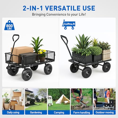 Heavy Duty Electric Wheelbarrow Cart
