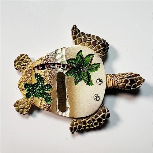 Imán decorativo tortuga Hawaii Beach USA para refrigerador miniatura 5