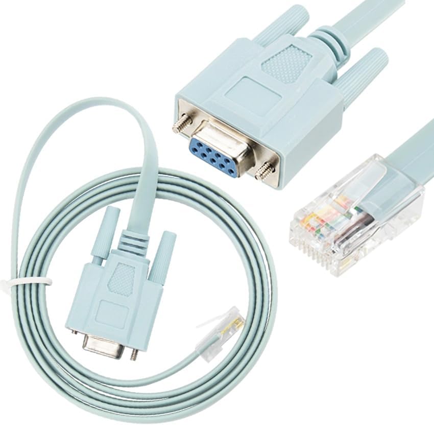 See full amazon price history chart for AdzMozi® 9 Pin Db9 Female To Rj45 Male Lan Female Rollover Serial Port Ethernet Console Cable For Computers, Laptops, Tv Box, Routers, (Pack of 1)-Blue AdzMozi® 9 Pin Db9 Female To Rj45 Male Lan Female Rollover Serial Port Ethernet Console Cable For Computers, Laptops, Tv Box, Routers, (Pack of 1)-Blue (B0BRSY7TZS) Amazon Price History, Amazon Price Tracker