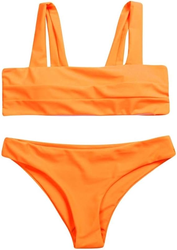 Bikini Donna Imbottita A Fascia Bikini Donna Moda Halter Mode di Marca Strap Bandeau Push Up