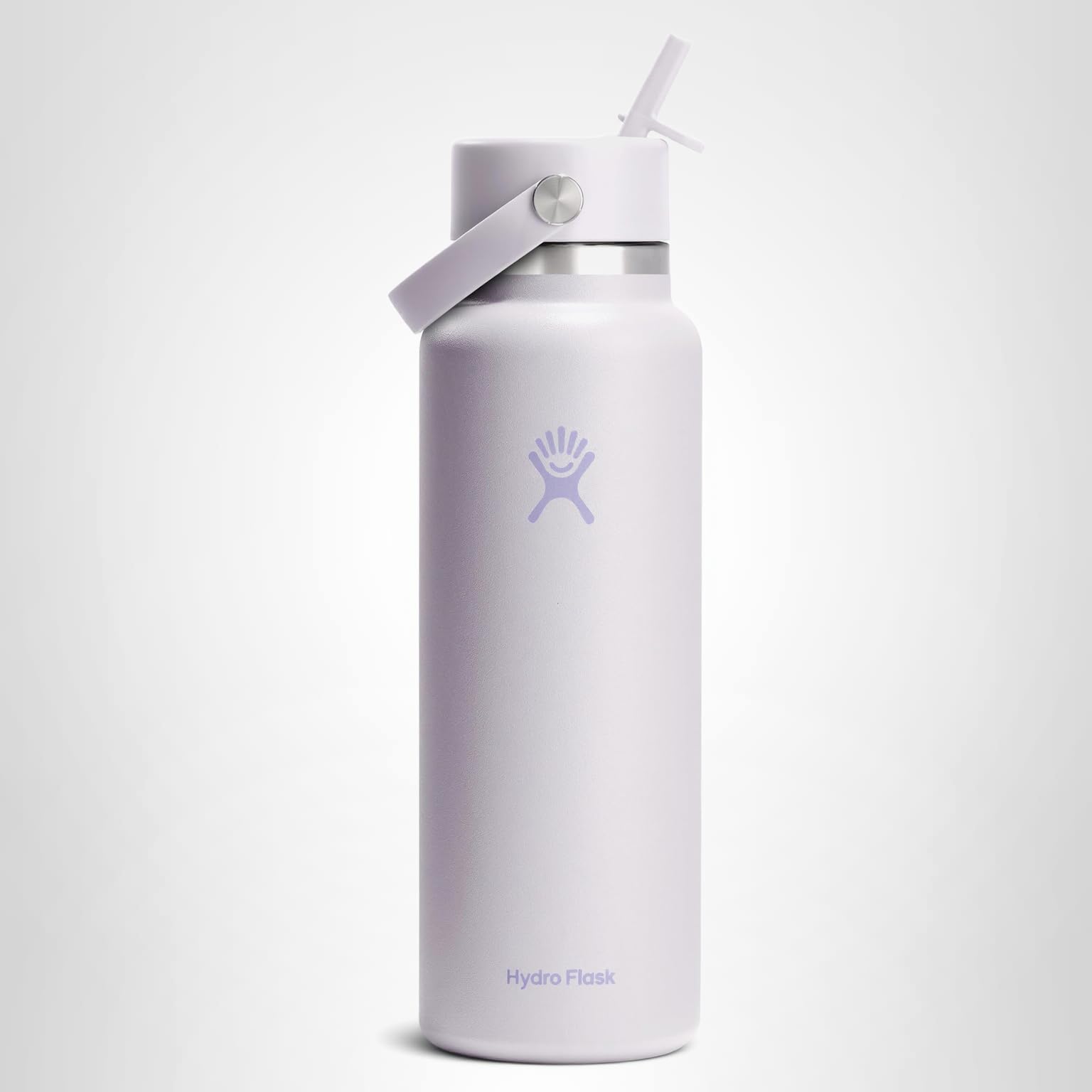 Hydro Flask Water Bottle - Insulated Stainless Steel - Wide Straw Lid, Non  Spill, Leakproof in 40 Oz Cloud Pink | Grocery Pickup & Delivery | Whole  Foods Market