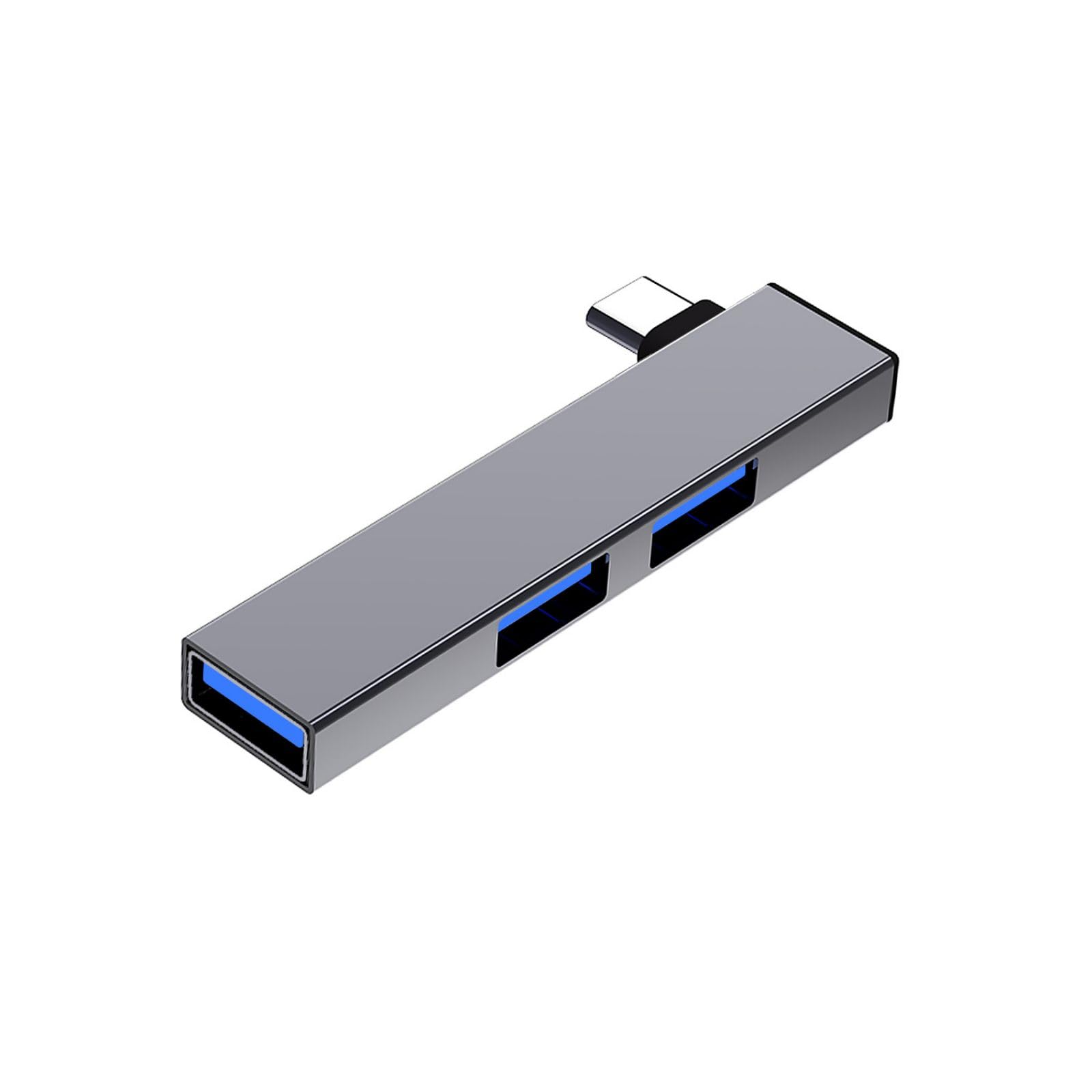 90 Degree Fast Speed USB C Docking Station 4 Port Hubs USB3 0 Data Transfer for PC Laptop