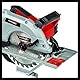Einhell Handkreissäge TE-CS 190/1 (1.500 W, 5.500 min-1, werkzeuglose Einstellung, großer Griffbügel, Alu-Sägetisch, Spindelarretierung, inkl. Hartmetall-Sägeblatt)