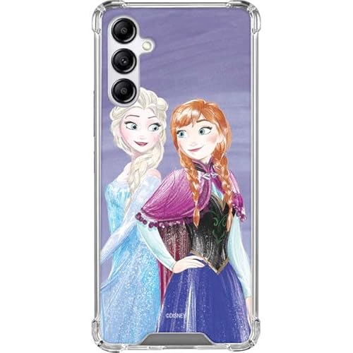 Skinit Clear Phone Case Compatible with Galaxy A15 5G - Officially Licensed Disney Frozen Elsa and Anna Sisters Art Design
