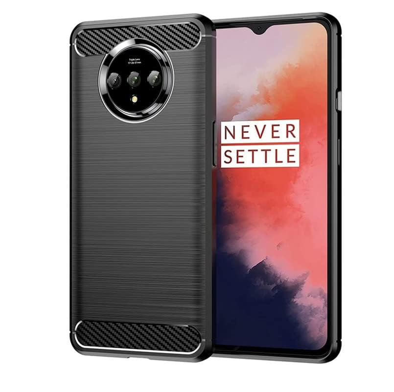 Image of Hybrid Carbon Fiber Back Case for OnePlus 7T (Black)