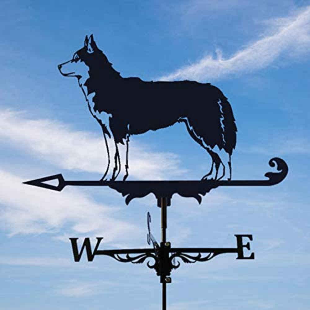WIQUYBML Weather Vane,Farmhouse Vane Roof Mount,Roof Decoration Drinking Garden,Outdoor Garden Mount Yard Decor Vane,for Roof,Mustang Aircraft(Husky)