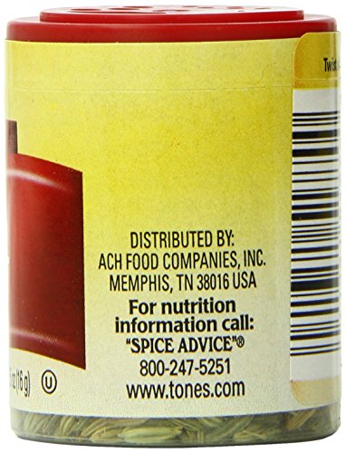 Tone's Mini's Fennel Seed, 0.55 Ounce (Pack Of 6) #TOP1