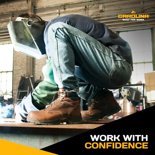 Carolina Bruno Lo 6" Composite Toe Waterproof Work Boots for Men - Cushion Insole, AG7 Footbed, and Oil- and Slip-Resistant Rubber Outsole, EH-Rated4