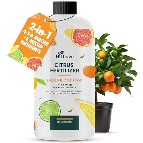 32oz Citrus Fertilizer - Makes 32 Gallons of 2-in-1 Citrus Tree Fertilizer for Lemon Trees Live...