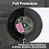 GPXIIZ 50x Anti Static Vinyl Inner Sleeves 7 Inch, Premium HDPE Rice Paper Vinyl Record Sleeves, Archival Quality 3 Layer Protective Plastic LP Covers for 7" Record #3